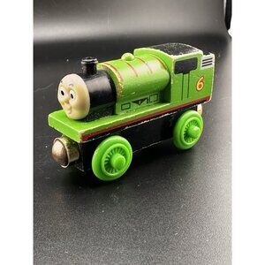 Thomas The Train Wooden Railway Vtg 2003 PERCY Limited Green Learning Curve